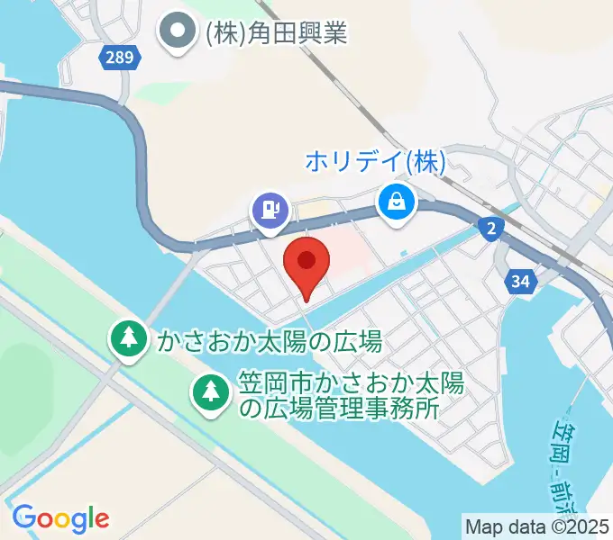 笠岡市立郷土館の地図