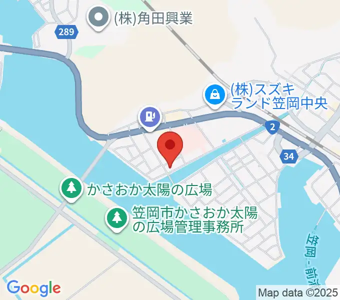 笠岡市立郷土館の地図