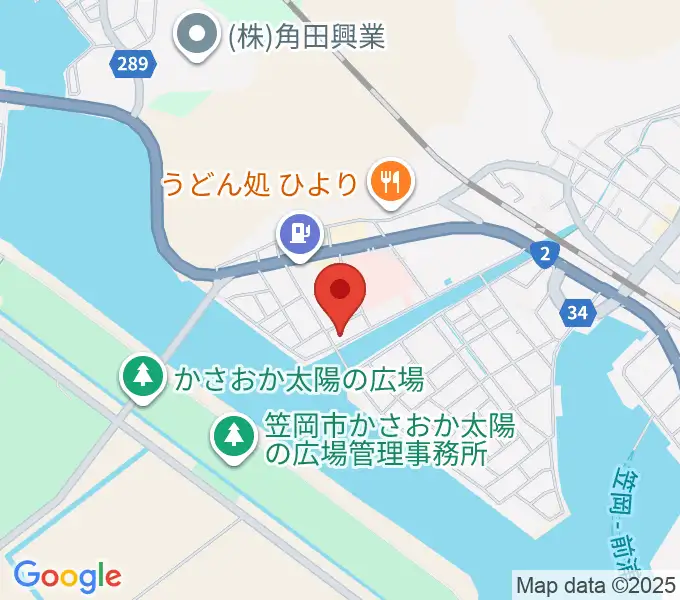笠岡市立郷土館の地図