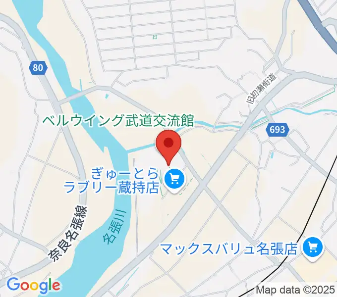 ベルウイング武道交流館の地図