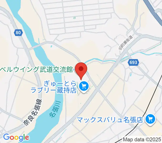 ベルウイング武道交流館の地図