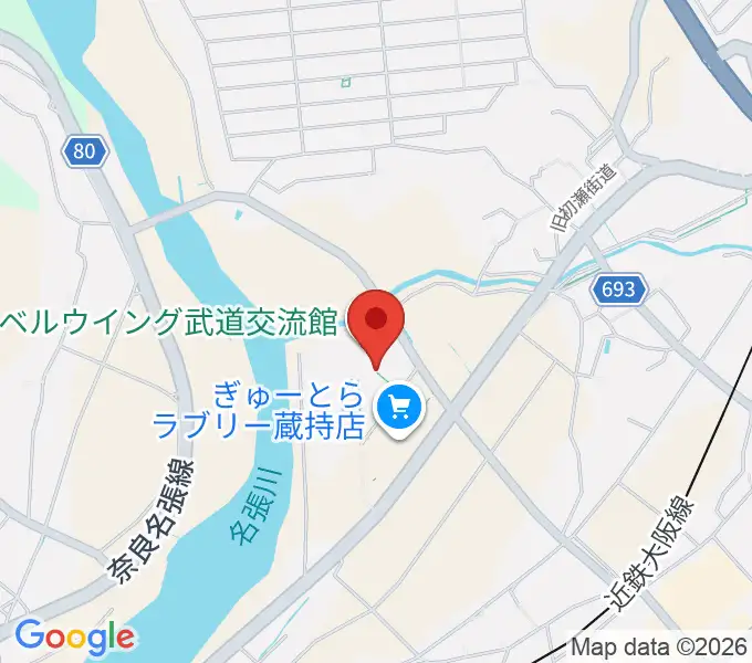 ベルウイング武道交流館の地図