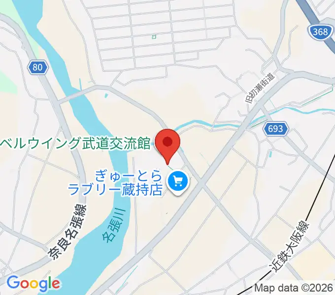 ベルウイング武道交流館の地図