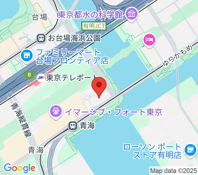 adidas SPORTS PARKの地図