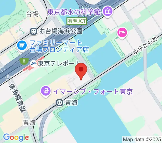 adidas SPORTS PARKの地図
