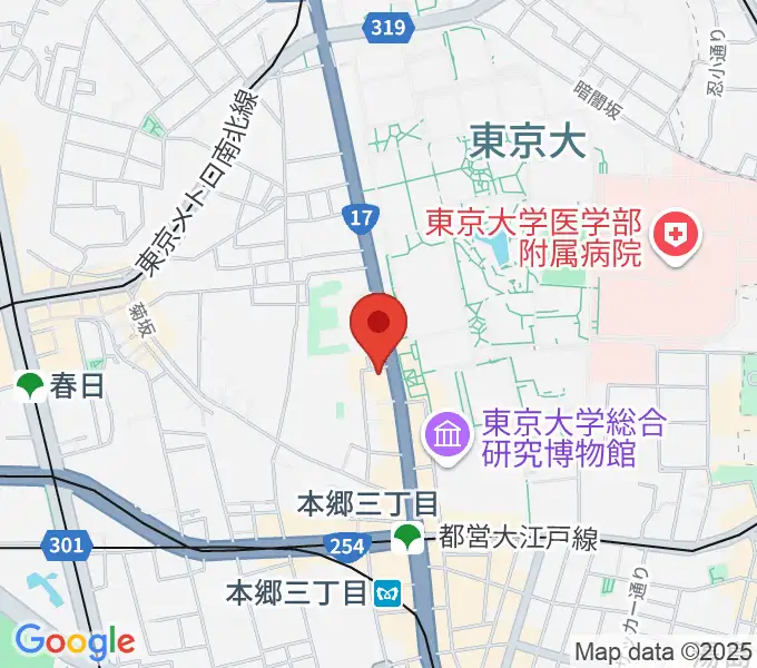文京HEADPOWERの地図