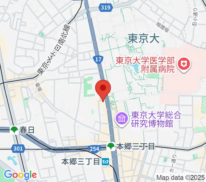 文京HEADPOWERの地図