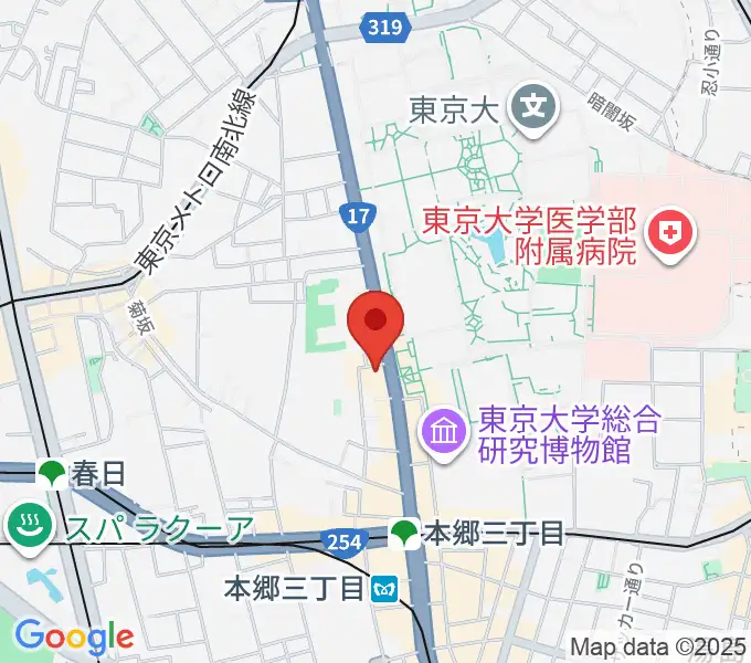 文京HEADPOWERの地図