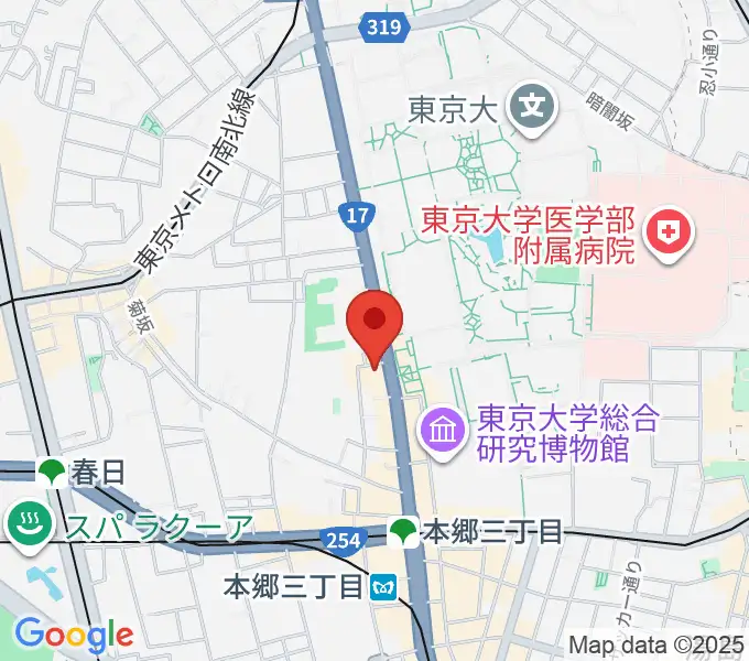 文京HEADPOWERの地図