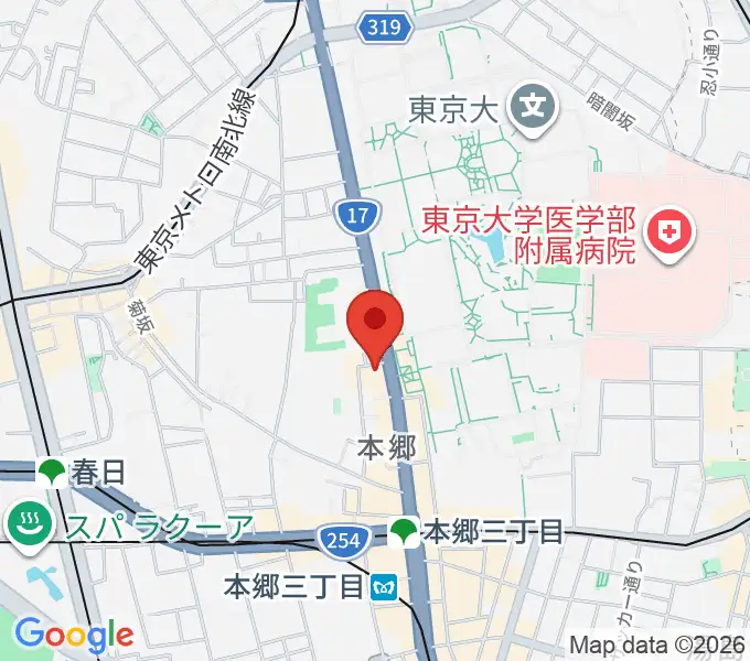 文京HEADPOWERの地図