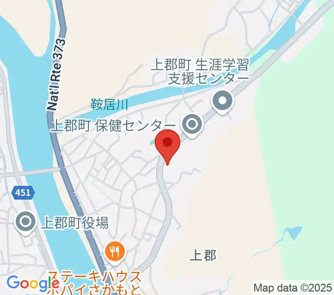 上郡町郷土資料館の地図