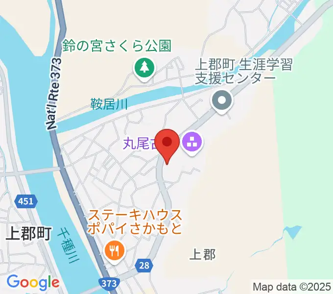 上郡町郷土資料館の地図