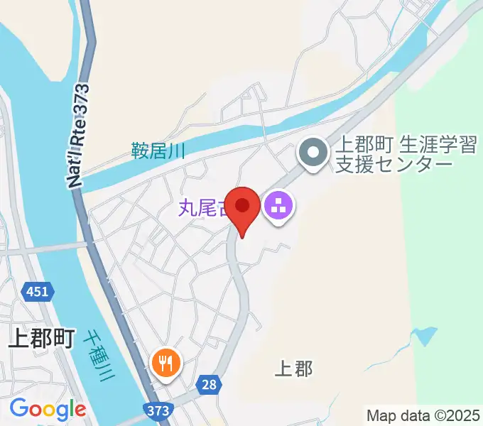 上郡町郷土資料館の地図