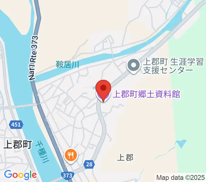 上郡町郷土資料館の地図
