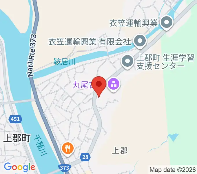 上郡町郷土資料館の地図