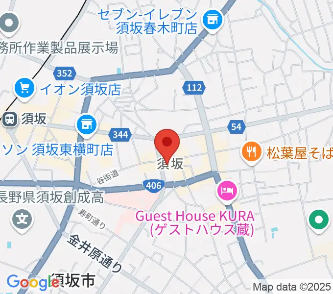 須坂市笠鉾会館ドリームホールの地図