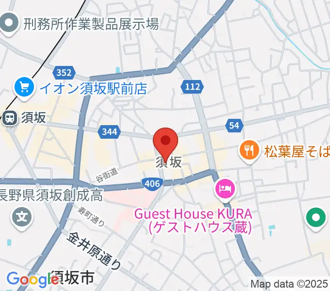 須坂市笠鉾会館ドリームホールの地図