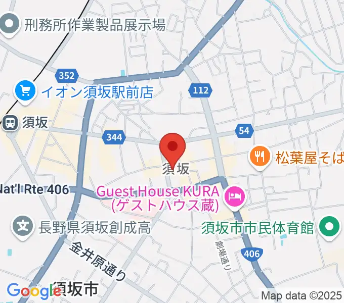須坂市笠鉾会館ドリームホールの地図