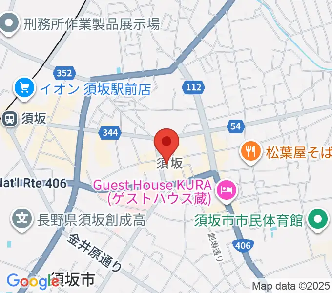 須坂市笠鉾会館ドリームホールの地図
