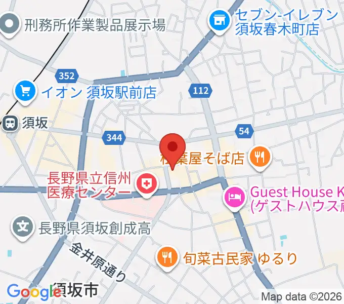 須坂市笠鉾会館ドリームホールの地図
