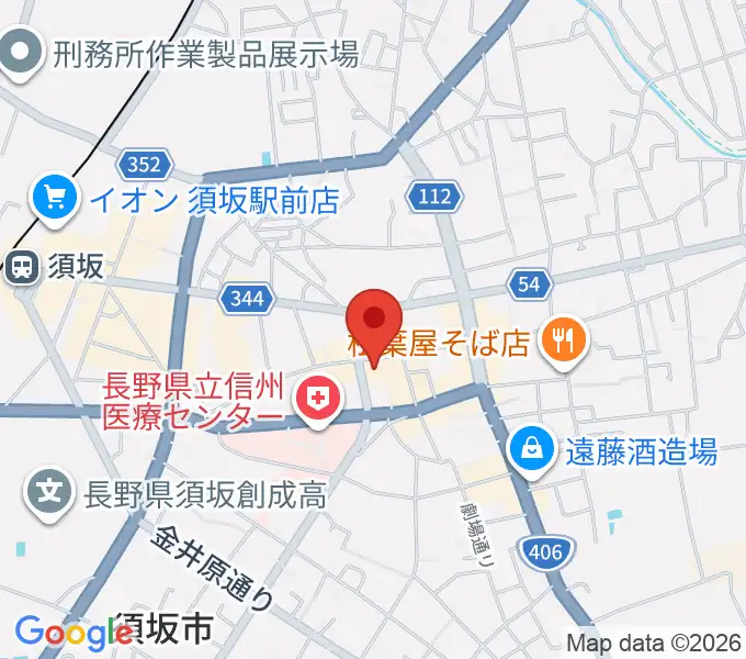 須坂市笠鉾会館ドリームホールの地図
