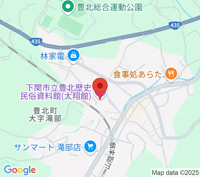 下関市立豊北歴史民俗資料館の地図