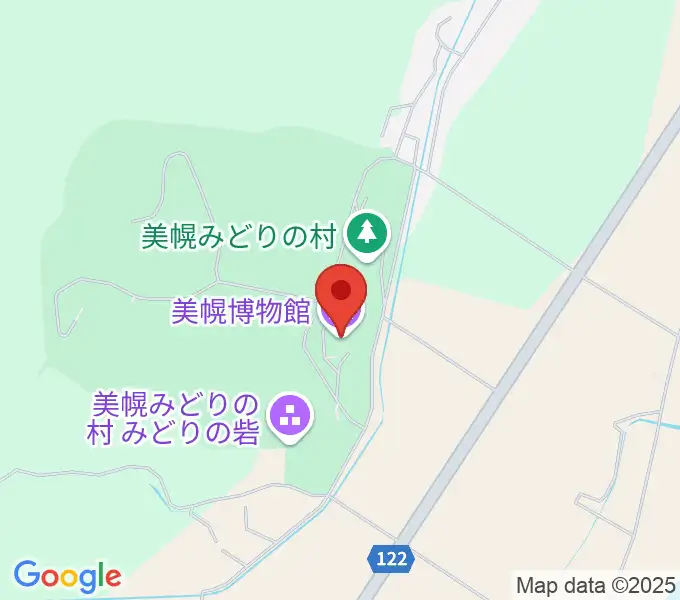美幌博物館の地図