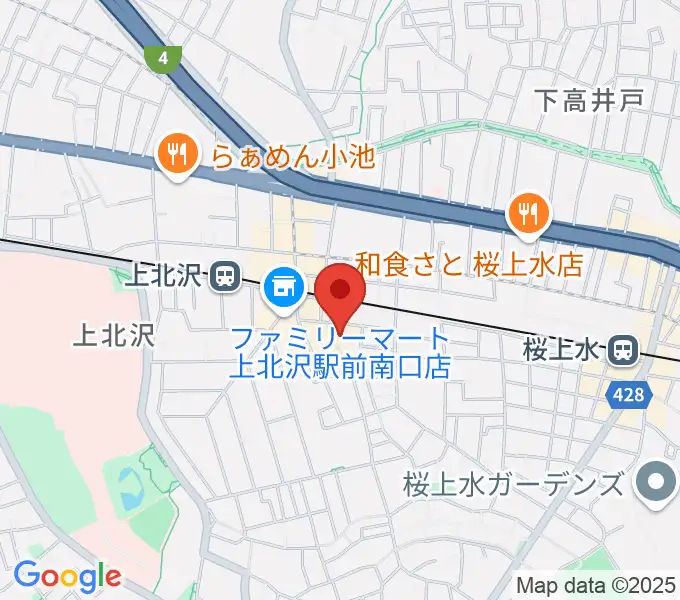 賀川豊彦記念松沢資料館の地図