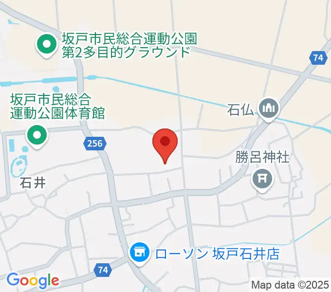 坂戸市立歴史民俗資料館の地図