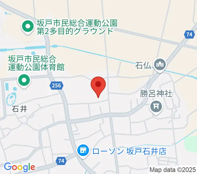 坂戸市立歴史民俗資料館の地図
