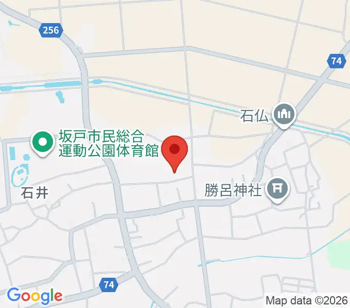 坂戸市立歴史民俗資料館の地図