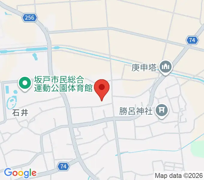 坂戸市立歴史民俗資料館の地図