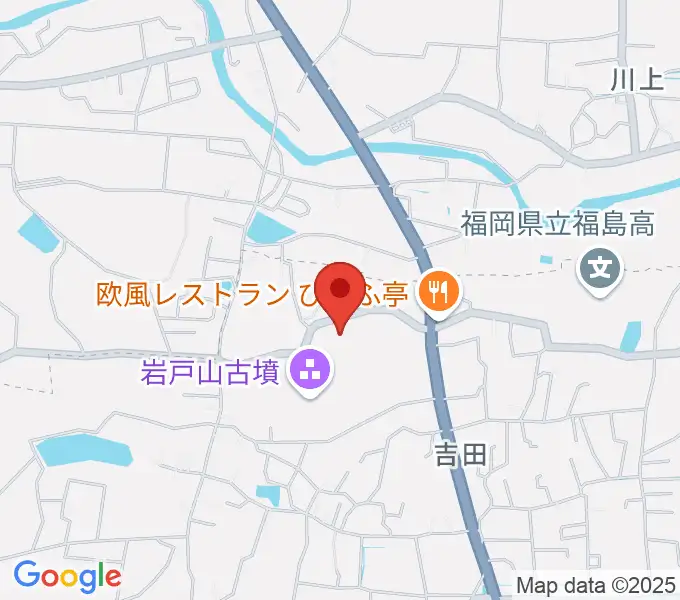 岩戸山歴史文化交流館 いわいの郷の地図
