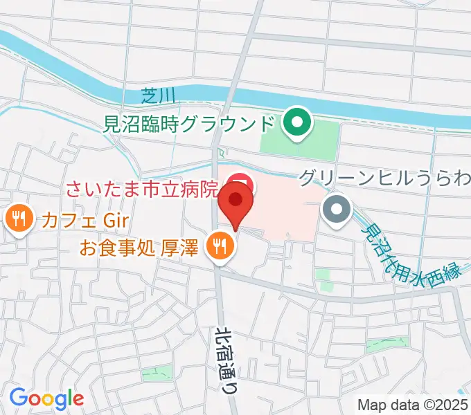 さいたま市立浦和博物館の地図