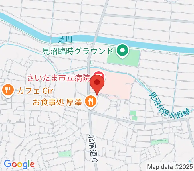 さいたま市立浦和博物館の地図