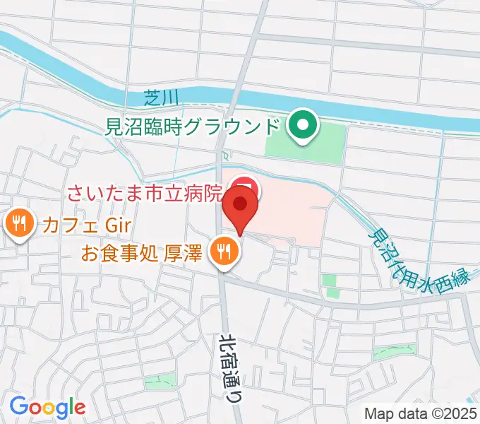 さいたま市立浦和博物館の地図