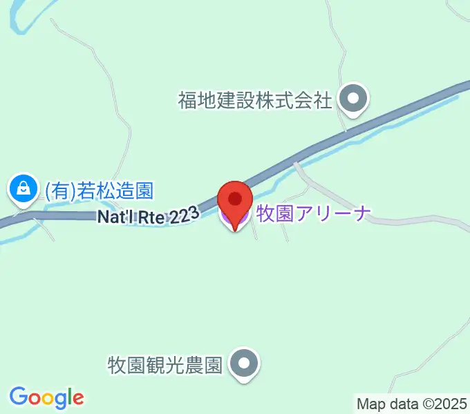 ユピテルアリーナ霧島の地図