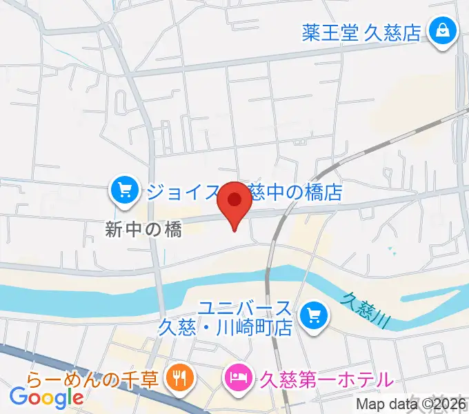 久慈市マリンアリーナの地図