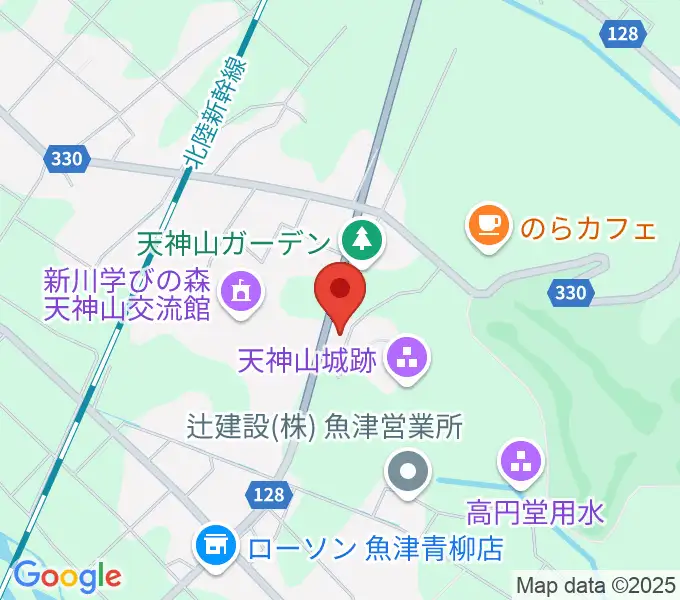 魚津歴史民俗博物館の地図