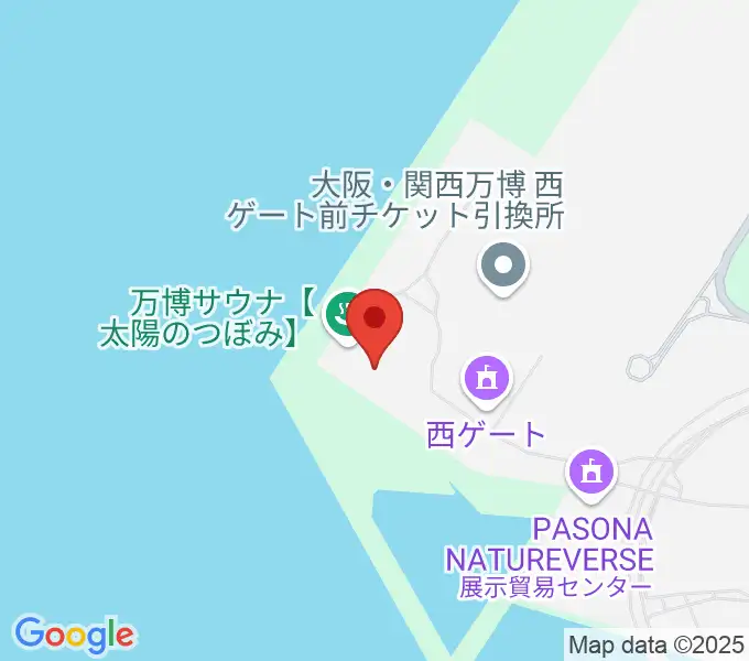 EXPOアリーナ Matsuriの地図