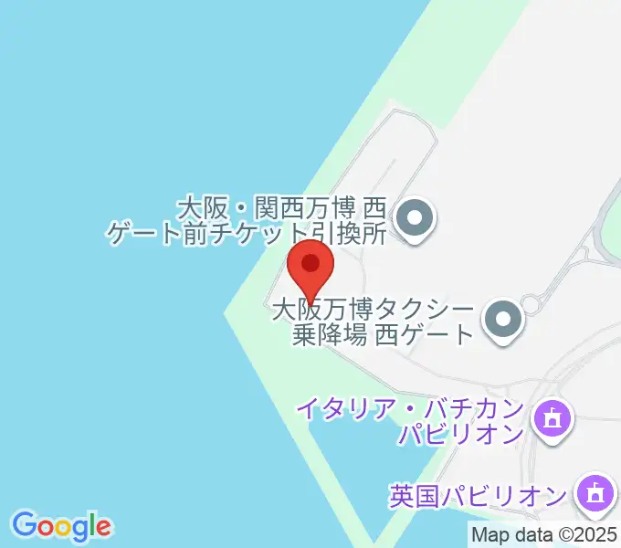 EXPOアリーナ Matsuriの地図