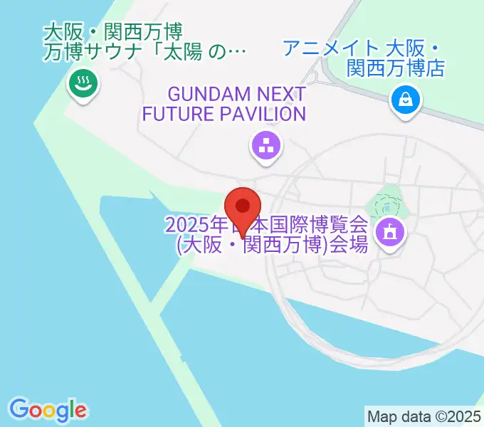 EXPOメッセ WASSEの地図