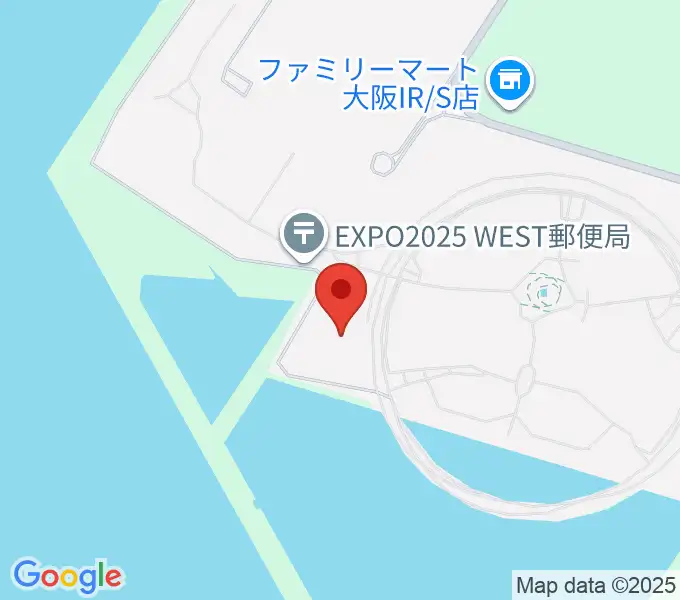 EXPOメッセ WASSEの地図
