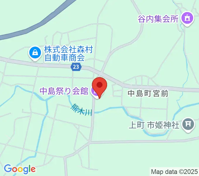 七尾市中島お祭り資料館・お祭り伝承館の地図