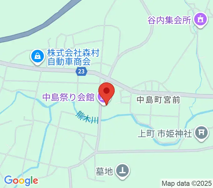 七尾市中島お祭り資料館・お祭り伝承館の地図