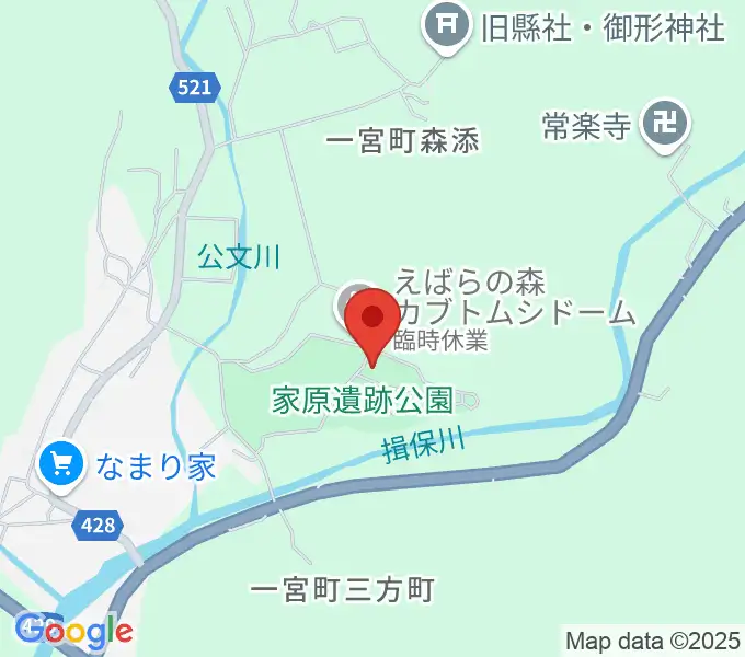 宍粟市歴史資料館の地図