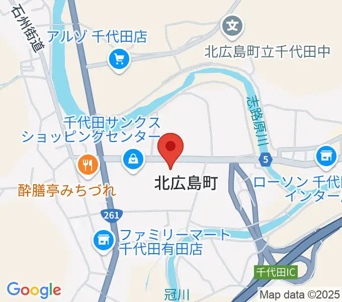 芸北民俗芸能保存伝承館の地図