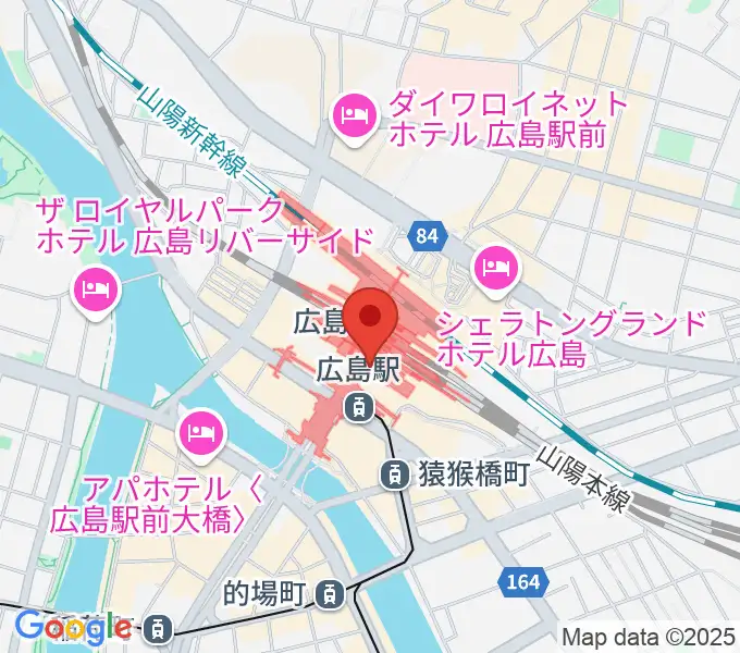 MOVIX広島駅の地図