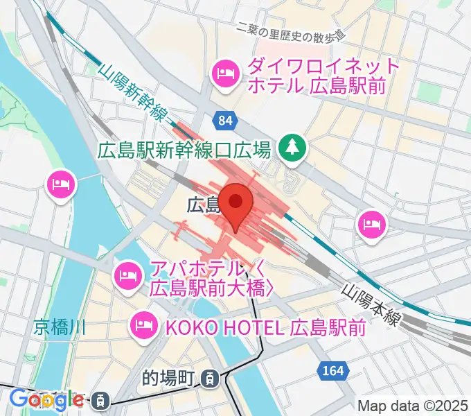 MOVIX広島駅の地図