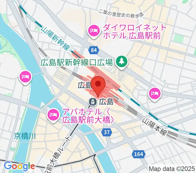 MOVIX広島駅の地図